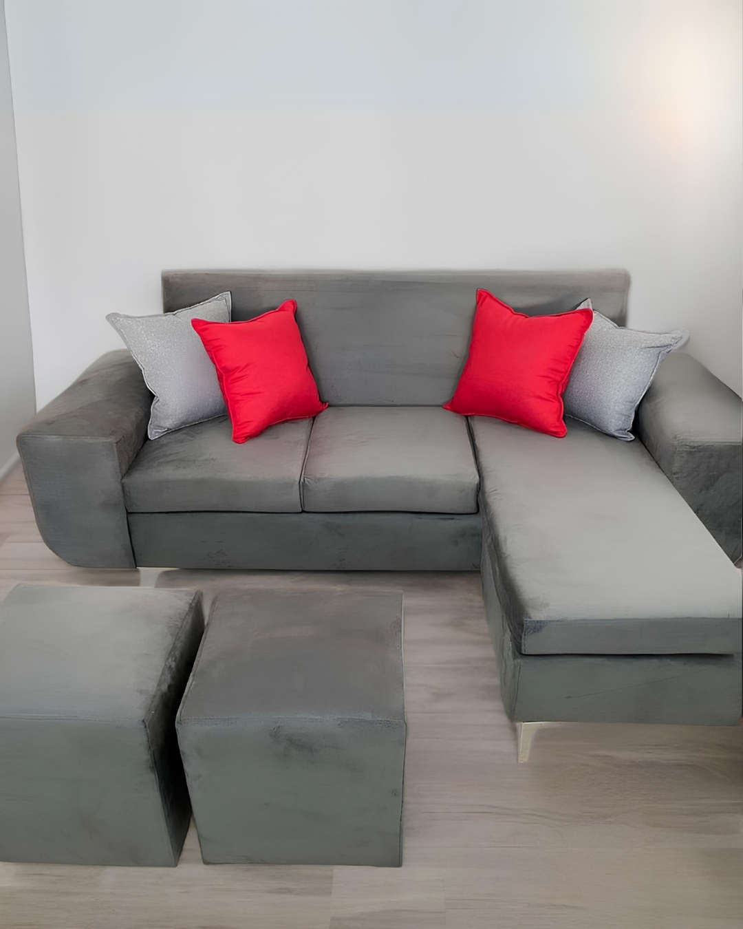 Sofá Tipo L color Gris